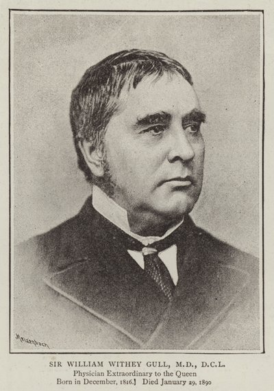 Sir William Withey Gull, MD, DCL by English Photographer