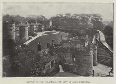 Skipton Castle, Yorkshire, the Seat of Lord Hothfield by English Photographer