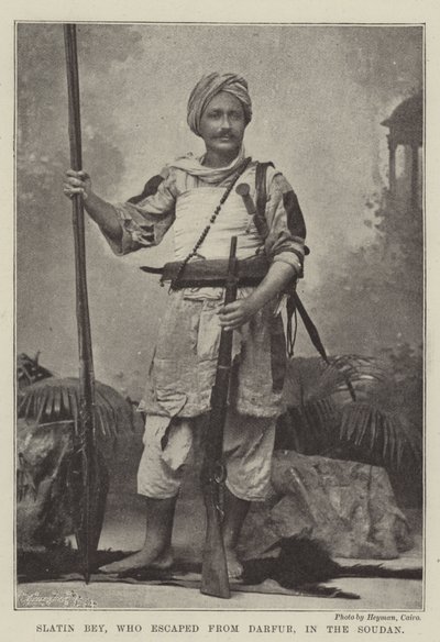 Slatin Bey, who escaped from Darfur, in the Soudan by English Photographer