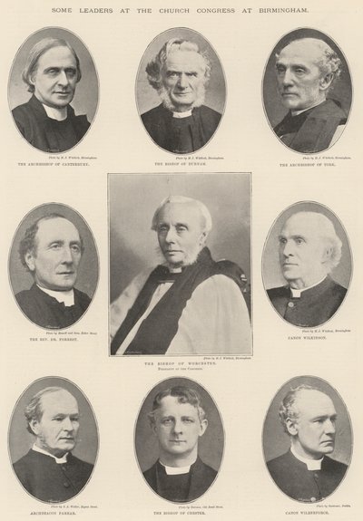 Some Leaders at the Church Congress at Birmingham by English Photographer
