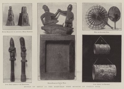 Spoils of Benin in the Horniman Free Museum at Forest Hill by English Photographer