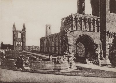 St Andrews Cathedral, West Front by English Photographer