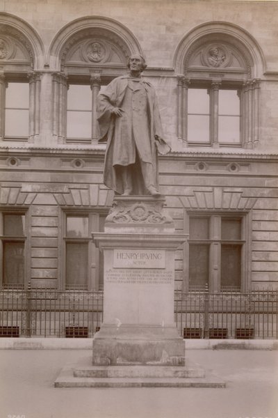 Statue of Henry Irving by English Photographer