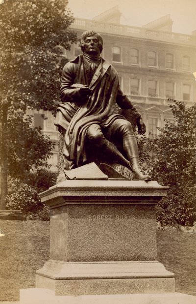Statue of Robert Burns by English Photographer