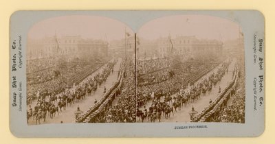 Stereoscopic print of Queen Victoria