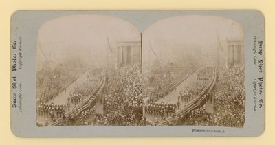 Stereoscopic print of Queen Victoria