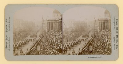 Stereoscopic print of Queen Victoria