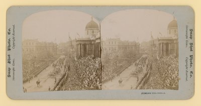 Stereoscopic print of Queen Victoria