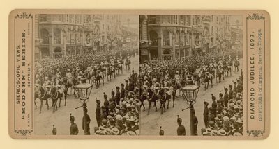 Stereoscopic print of Queen Victoria