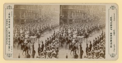 Stereoscopic print of Queen Victoria