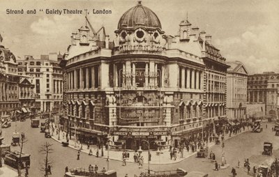 Strand and Gaiety Theatre, London by English Photographer