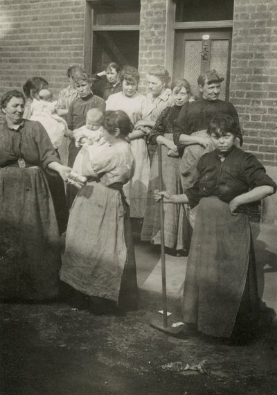 Street Scene, Women and Babies, London by English Photographer