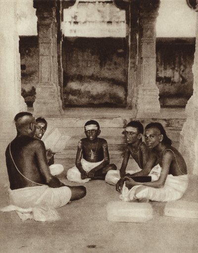 Students Attending a Temple School in Ramesworam, Madras, India by English Photographer