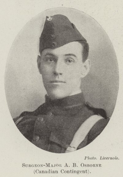 Surgeon-Major A B Osborne, Canadian Contingent by English Photographer