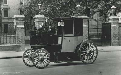 Electric Taxi Cabs, 1897-1900 by English Photographer