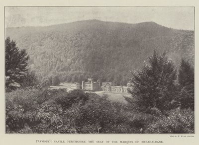 Taymouth Castle, Perthshire, the Seat of the Marquis of Breadalbane by English Photographer