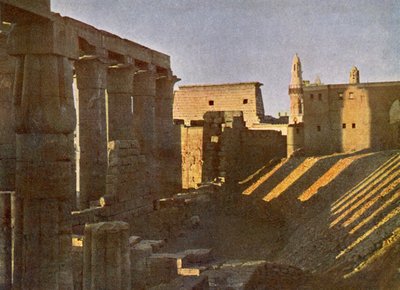Temple of Luxor from the East Side by English Photographer