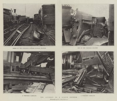 The Accident to a Scotch Express by English Photographer