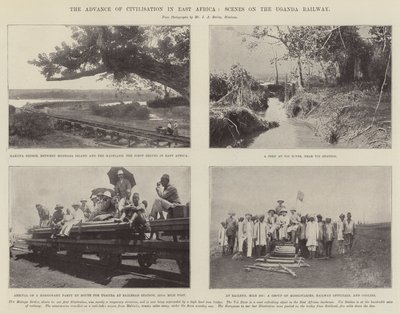 The Advance of Civilization in East Africa, Scenes on the Uganda Railway by English Photographer