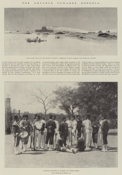 The Advance towards Dongola by English Photographer
