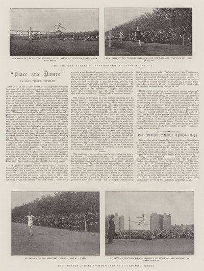 The Amateur Athletic Championships at Stamford Bridge by English Photographer