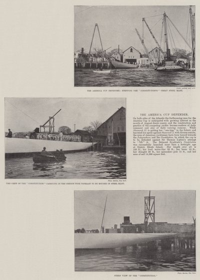 The America Cup Defender by English Photographer