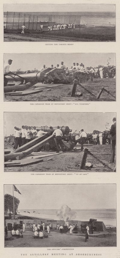 The Artillery Meeting at Shoeburyness by English Photographer