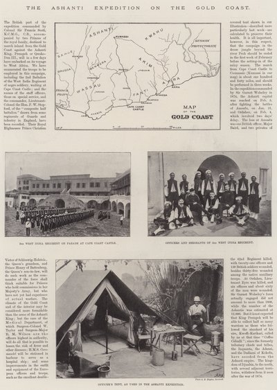 The Ashanti Expedition on the Gold Coast by English Photographer