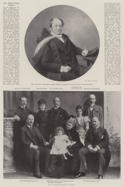 The Baden-Powell Family by English Photographer