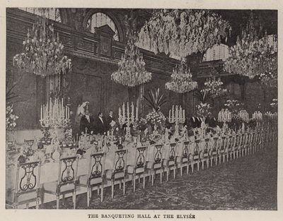 The Banqueting Hall at the Elysee by English Photographer