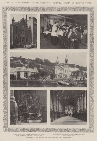 The Belief in Miracles in the Twentieth Century, Scenes of Reputed Cures by English Photographer