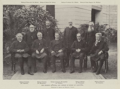 The Bishops of India and Ceylon in Synod at Calcutta by English Photographer