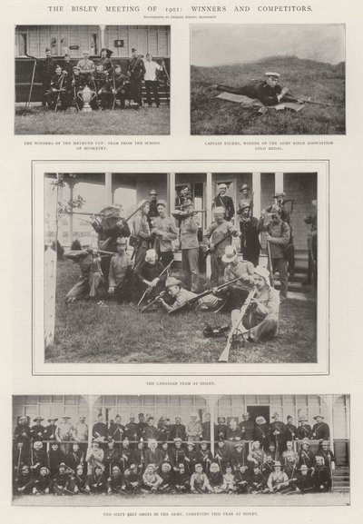 The Bisley Meeting of 1901, Winners and Competitors by English Photographer