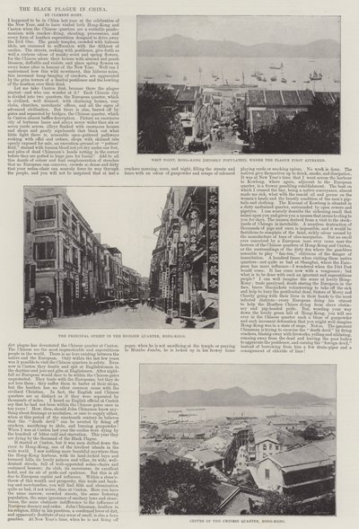 The Black Plague in China by English Photographer