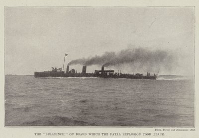The Bullfinch, on Board Which the Fatal Explosion Took Place by English Photographer