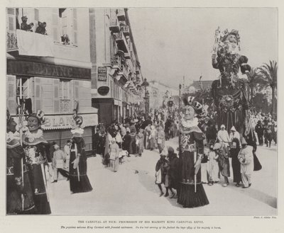 The Carnival at Nice, Procession of His Majesty King Carnival XXVII by English Photographer