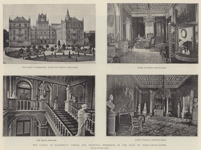The Castle of Ehrenburg, Coburg, the Principal Residence of the Duke of Saxe-Coburg-Gotha by English Photographer