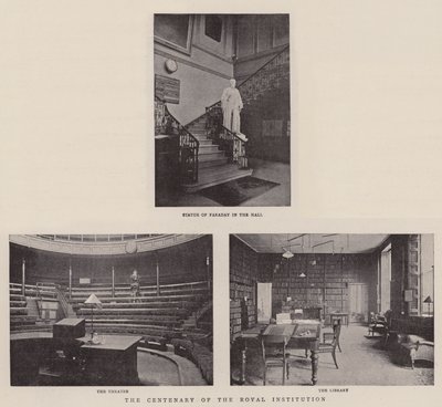 The Centenary of the Royal Institution by English Photographer
