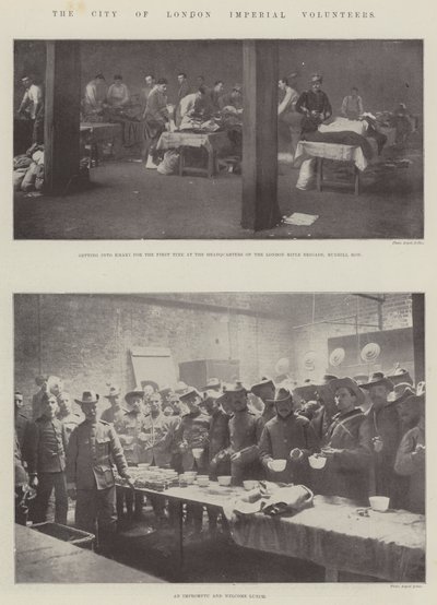 The City of London Imperial Volunteers by English Photographer