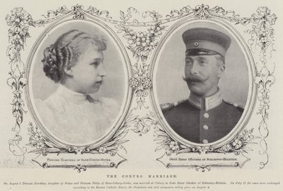 The Coburg Marriage by English Photographer