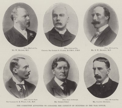 The Committee Appointed to Consider the Conduct of Business in the War Office by English Photographer