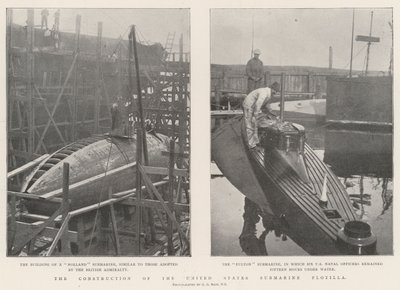 The Construction of the United States Submarine Flotilla by English Photographer