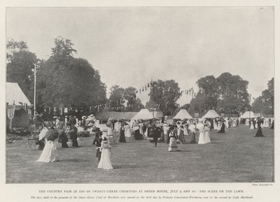 The Country Fair in Aid of Twenty-Three Charities at Sheen House, 9 and 10 July, the Scene on the Lawn by English Photographer