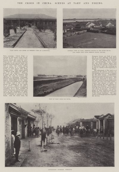 The Crisis in China, Scenes at Taku and Peking by English Photographer