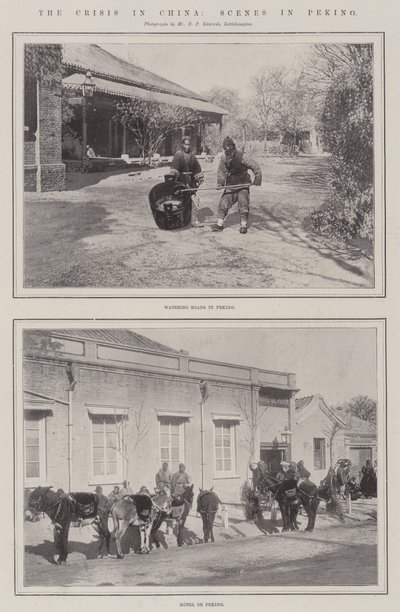 The Crisis in China, Scenes in Peking by English Photographer
