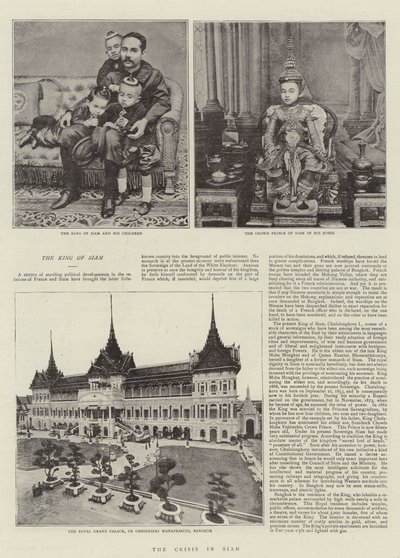The Crisis in Siam by English Photographer