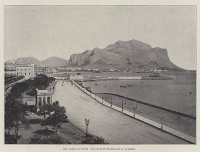 The Crisis in Sicily, the Marine Promenade at Palermo by English Photographer