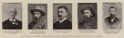 The Crisis in the Transvaal, some Prominent Figures in South Africa by English Photographer