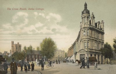 The Cross Roads, Swiss Cottage, London by English Photographer