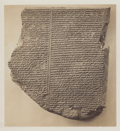 The Deluge-tablet, Obverse and Reverse by English Photographer